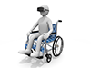 VR | Wheelchairs | Goggles-Technology | Illustrations | Free Materials
