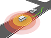 Narrow roads | Autonomous driving | Traffic rules-Technology | Illustrations | Free materials