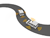 Light vehicles | Sensors | Radar | GPS-Technology | Illustrations | Free materials