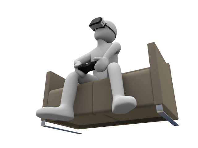 ゲームをする人 | ソファに座る - テクノロジー / 技術開発 / 写真 / 3D / 科学 / イラスト / フォト / 無料 / 機械