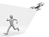 Drone / Camera / Suspicious Person-Technology ｜ Illustration ｜ Free Material