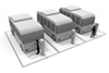 Bus / EV Electricity / Road / Charging Station-Illustration-Free-3D Image-2,100 x 1,400 pixels