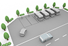 Future / Rechargeable / Battery / Eco Car ―― 3D Image-Free Download ―― 2,100 × 1,400 pixels