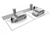 Future / Rechargeable / Battery / Eco Car ――Illustration-Free-3D Image ―― 2,100 × 1,400 pixels