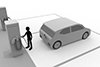 Fuel cell / car / eco / vehicle ――Free illustration material ―― 2,100 × 1,400 pixels