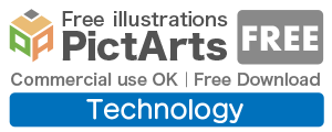 Technology free illustration material
